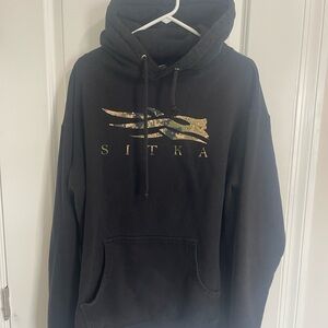 Sitka Black Hoodie for Men